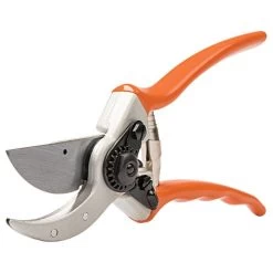 Traditional Bypass Pruners By A.M. Leonard, 1in Cutting Capacity, Lifetime Warranty -Garden Outdoor Tools 1286 midopen angle