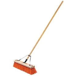 Leonard 24-Inch Heavy-Duty Push Broom With Hardwood Handle -Garden Outdoor Tools 1324 2