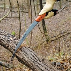 Leonard Tri Edge Curved Blade Pruning Saw And Scabbard Combo Rubberized Handle -Garden Outdoor Tools 713ts np 3