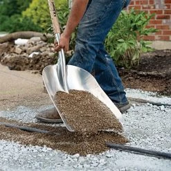 Leonard Heavy-Gauge Aluminum Scoop Shovel With 48-Inch Straight Handle 8 Leonard Heavy-Gauge Aluminum Scoop Shovel With 48-Inch Straight Handle -Garden Outdoor Tools ama12l 3 1