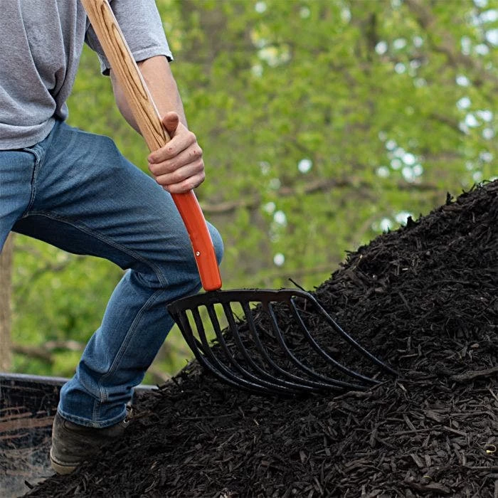 Leonard 10-Tine Forged Steel Scoop Fork With 48-Inch Straight Handle 5 Leonard 10-Tine Forged Steel Scoop Fork With 48-Inch Straight Handle - Image 5