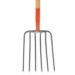 Leonard 6 Tine Forged Steel Manure Forks -Garden Outdoor Tools amf6 1