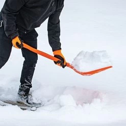 Leonard 10 Inch All Poly Scoop Shovel With D Grip Handle -Garden Outdoor Tools ap100 10