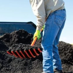 Leonard 8-Tine All Poly Scoop Fork, 63-inch Length 8 Leonard 8-Tine All Poly Scoop Fork, 63-inch Length -Garden Outdoor Tools apf805 3