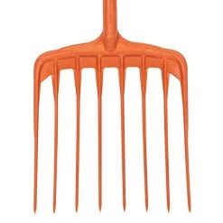 Poly Mulching Fork With D-Grip Handle By A.M. Leonard, 8 Tine, 15in Scoop X 44in Length, Lifetime Warranty -Garden Outdoor Tools apf810 1 1