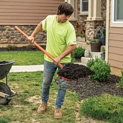 Leonard 8-Tine Poly Mulching Fork With Straight Handle -Garden Outdoor Tools apf815 live 10.20.22