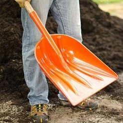 Leonard ABS Scoop Shovel With D Grip Handle -Garden Outdoor Tools aps12 5