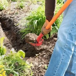 Leonard Trenching Shovel With 4-Inch Wide Blade -Garden Outdoor Tools ats4 6