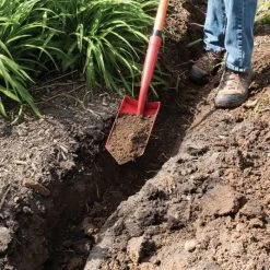 Leonard Trenching Shovel With 4-Inch Wide Blade -Garden Outdoor Tools ats4 7