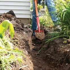 Leonard Trenching Shovel With 5-Inch Wide Blade -Garden Outdoor Tools ats5 8