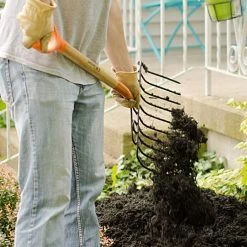 Leonard 10-Tine Ensilage Fork With Poly D-Grip -Garden Outdoor Tools awf10 5