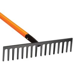 Leonard Straight Rake With Forged Steel Head And Composite Handle -Garden Outdoor Tools cs16 1 2