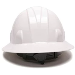 Full Brim Hard Hat, White -Garden Outdoor Tools fbhh 2w 2