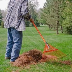 Leonard Spring Rake, 24-Tine Head With Fiberglass Handle -Garden Outdoor Tools msrf 224 3