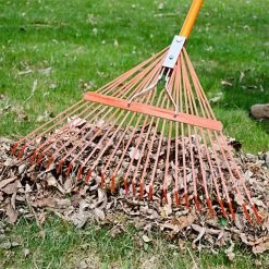 Leonard Spring Rake, 24-Tine Head With Fiberglass Handle -Garden Outdoor Tools msrf 224 4 1