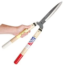 Okatsune 7-inch Blade Hedge Shears, 21-inch Overall Length -Garden Outdoor Tools ok217 1