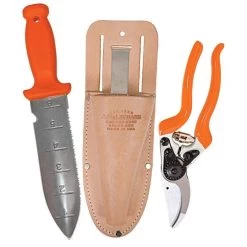 LEONARD 1235 PRUNER 4752 DELUXE SOIL KNIFE SPK8 SHEATH COMBO