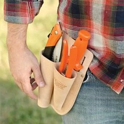 Leonard Deluxe Soil Knife, Pruner, Saw, And Sheath Combo -Garden Outdoor Tools pkscom 3 1