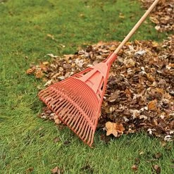 Leonard Poly Lawn Rake With American Ash Handle, 24-Inch Head -Garden Outdoor Tools pr24u 4 2