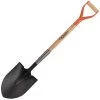 Leonard Round Point, Open Back Shovel W/ D-Grip Handle