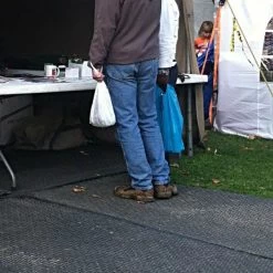 VersaMAT;, Black, 3 Feet By 8 Feet, Single-Sided Tread -Garden Outdoor Tools vm38s1 2